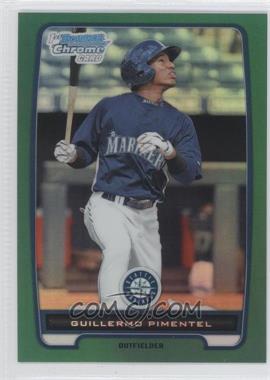 2012 Bowman Chrome - Prospects - Rack Pack Green Refractor #BCP156 - Guillermo Pimentel
