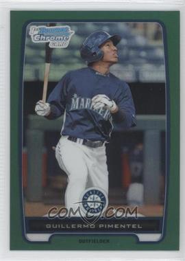 2012 Bowman Chrome - Prospects - Rack Pack Green Refractor #BCP156 - Guillermo Pimentel