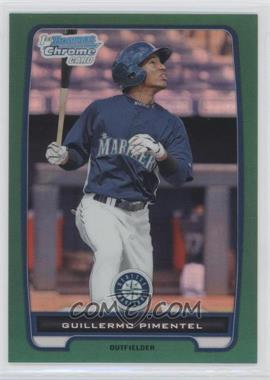 2012 Bowman Chrome - Prospects - Rack Pack Green Refractor #BCP156 - Guillermo Pimentel