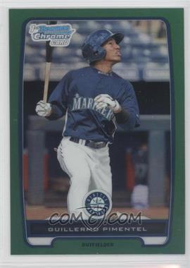 2012 Bowman Chrome - Prospects - Rack Pack Green Refractor #BCP156 - Guillermo Pimentel