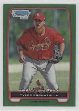 2012 Bowman Chrome - Prospects - Rack Pack Green Refractor #BCP159 - Tyler Rahmatulla