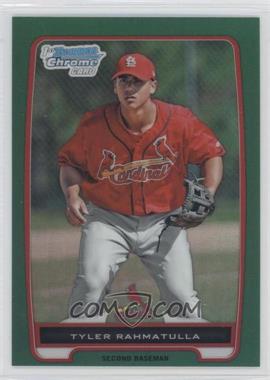 2012 Bowman Chrome - Prospects - Rack Pack Green Refractor #BCP159 - Tyler Rahmatulla