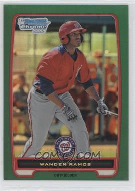 2012 Bowman Chrome - Prospects - Rack Pack Green Refractor #BCP166 - Wander Ramos