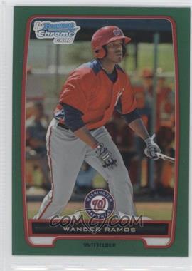 2012 Bowman Chrome - Prospects - Rack Pack Green Refractor #BCP166 - Wander Ramos