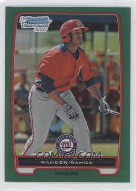 2012 Bowman Chrome - Prospects - Rack Pack Green Refractor #BCP166 - Wander Ramos