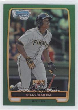 2012 Bowman Chrome - Prospects - Rack Pack Green Refractor #BCP168 - Willy Garcia