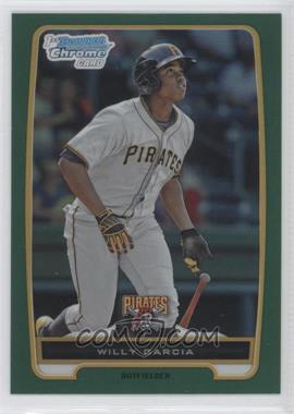 2012 Bowman Chrome - Prospects - Rack Pack Green Refractor #BCP168 - Willy Garcia