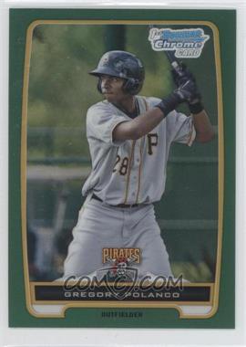 2012 Bowman Chrome - Prospects - Rack Pack Green Refractor #BCP182 - Gregory Polanco