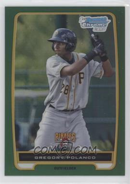 2012 Bowman Chrome - Prospects - Rack Pack Green Refractor #BCP182 - Gregory Polanco