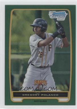 2012 Bowman Chrome - Prospects - Rack Pack Green Refractor #BCP182 - Gregory Polanco