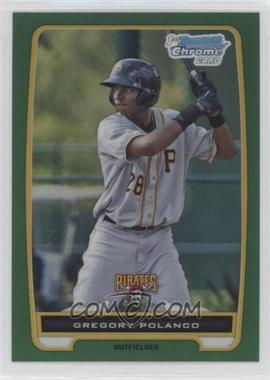 2012 Bowman Chrome - Prospects - Rack Pack Green Refractor #BCP182 - Gregory Polanco