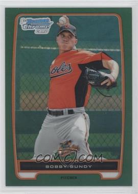 2012 Bowman Chrome - Prospects - Rack Pack Green Refractor #BCP198 - Bobby Bundy