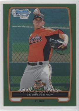 2012 Bowman Chrome - Prospects - Rack Pack Green Refractor #BCP198 - Bobby Bundy