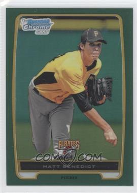 2012 Bowman Chrome - Prospects - Rack Pack Green Refractor #BCP201 - Matt Benedict