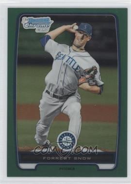 2012 Bowman Chrome - Prospects - Rack Pack Green Refractor #BCP207 - Forrest Snow
