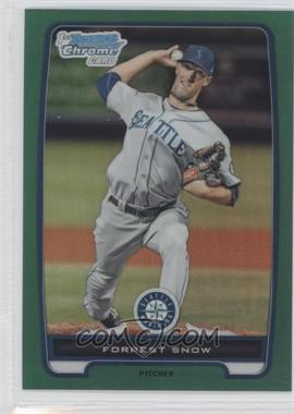 2012 Bowman Chrome - Prospects - Rack Pack Green Refractor #BCP207 - Forrest Snow