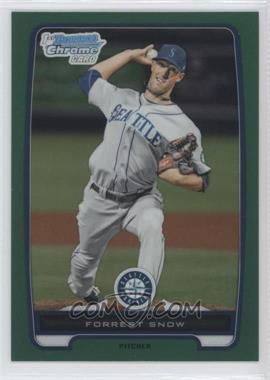 2012 Bowman Chrome - Prospects - Rack Pack Green Refractor #BCP207 - Forrest Snow