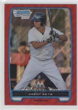 2012 Bowman Chrome - Prospects - Red Wave Refractor #BCP140 - Brent Keys /25