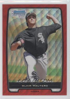 2012 Bowman Chrome - Prospects - Red Wave Refractor #BCP144 - Blair Walters /25