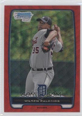 2012 Bowman Chrome - Prospects - Red Wave Refractor #BCP163 - Wilsen Palacios /25