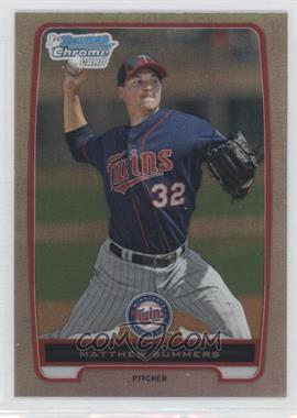 2012 Bowman Chrome - Prospects - Refractor #BCP171 - Matthew Summers