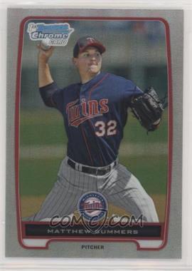 2012 Bowman Chrome - Prospects - Refractor #BCP171 - Matthew Summers