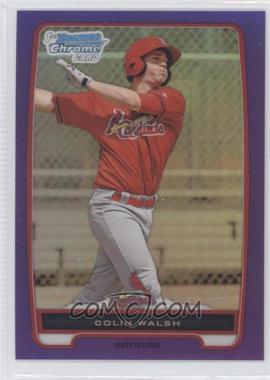 2012 Bowman Chrome - Prospects - Retail Purple Refractor #BCP137 - Colin Walsh /199