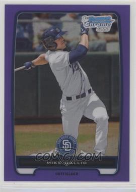 2012 Bowman Chrome - Prospects - Retail Purple Refractor #BCP149 - Mike Gallic /199