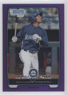 2012 Bowman Chrome - Prospects - Retail Purple Refractor #BCP156 - Guillermo Pimentel /199