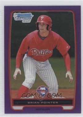 2012 Bowman Chrome - Prospects - Retail Purple Refractor #BCP169 - Brian Pointer /199