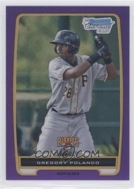 2012 Bowman Chrome - Prospects - Retail Purple Refractor #BCP182 - Gregory Polanco /199