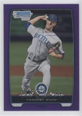 2012 Bowman Chrome - Prospects - Retail Purple Refractor #BCP207 - Forrest Snow /199