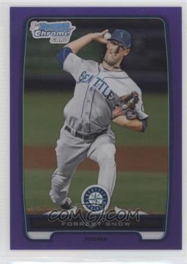 2012 Bowman Chrome - Prospects - Retail Purple Refractor #BCP207 - Forrest Snow /199