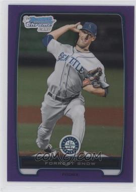 2012 Bowman Chrome - Prospects - Retail Purple Refractor #BCP207 - Forrest Snow /199