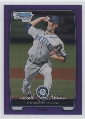 2012 Bowman Chrome - Prospects - Retail Purple Refractor #BCP207 - Forrest Snow /199