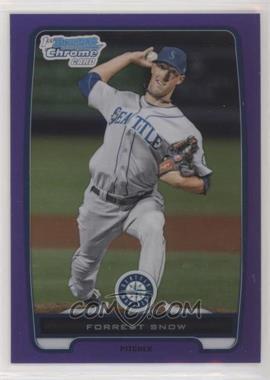 2012 Bowman Chrome - Prospects - Retail Purple Refractor #BCP207 - Forrest Snow /199