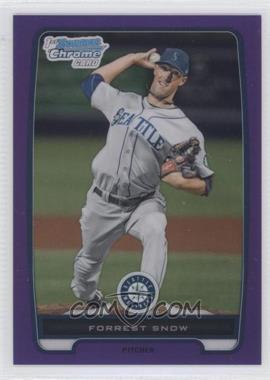 2012 Bowman Chrome - Prospects - Retail Purple Refractor #BCP207 - Forrest Snow /199