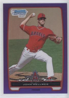 2012 Bowman Chrome - Prospects - Retail Purple Refractor #BCP218 - John Hellweg /199