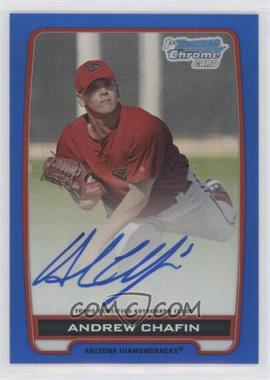 2012 Bowman Chrome - Prospects Autographs - Blue Refractor #BCA-ACH - Andrew Chafin /150