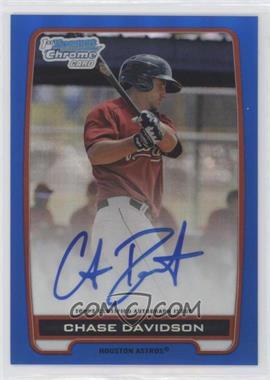 2012 Bowman Chrome - Prospects Autographs - Blue Refractor #BCA-CD - Chase Davidson /150