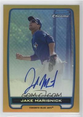 2012 Bowman Chrome - Prospects Autographs - Gold Refractor #BCA-JM - Jake Marisnick /50
