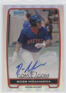 2012 Bowman Chrome - Prospects Autographs - Refractor #BCA-BM - Boss Moanaroa /500