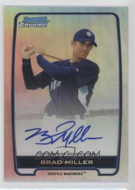 2012 Bowman Chrome - Prospects Autographs - Refractor #BCA-BMI - Brad Miller /500