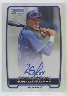 2012 Bowman Chrome - Prospects Autographs - Refractor #BCA-RG - Ronald Guzman /500