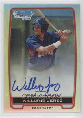 2012 Bowman Chrome - Prospects Autographs - Refractor #BCA-WJ - Williams Jerez /500