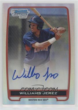 2012 Bowman Chrome - Prospects Autographs - Refractor #BCA-WJ - Williams Jerez /500