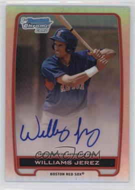 2012 Bowman Chrome - Prospects Autographs - Refractor #BCA-WJ - Williams Jerez /500