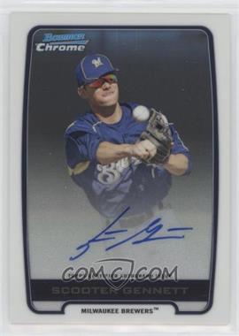 2012 Bowman Chrome - Prospects Autographs #BCA-SG - Scooter Gennett