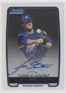 2012 Bowman Chrome - Prospects Autographs #BCA-SG - Scooter Gennett