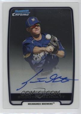 2012 Bowman Chrome - Prospects Autographs #BCA-SG - Scooter Gennett